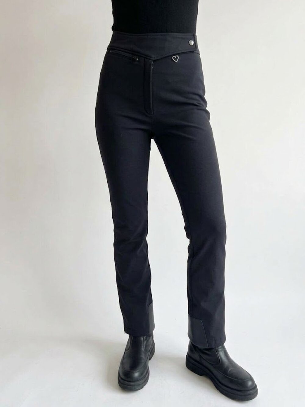Vintage Y2K Obermeyer Black Stretch Ski Pants Bootcut Après Ski Size 8